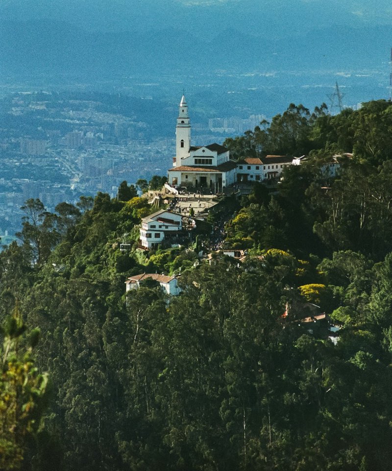 Monserrate church above Bogotá