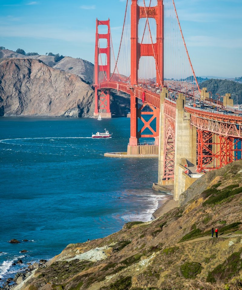 The Golden Gate Bridge in San Francisco